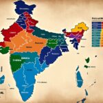 “The Political Map of India: Key Regions, States, and Governance”